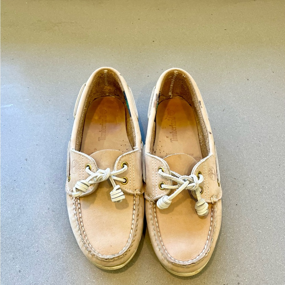 Women’s Timberland leather boat shoe (size 6) - Picture 3 of 4